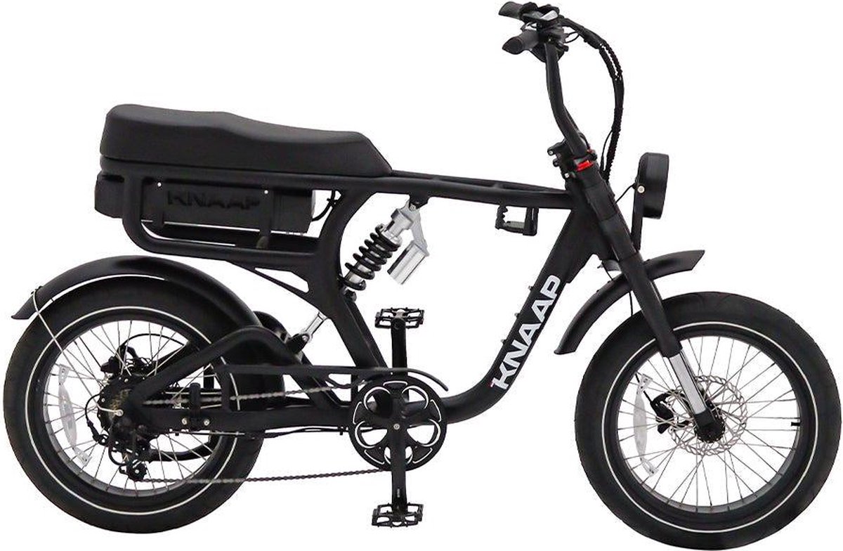 KNAAP RTD X - Fatbike - Zwart - 250W - Elektrische Fatbike Fiets (elektrisch) kopen online
