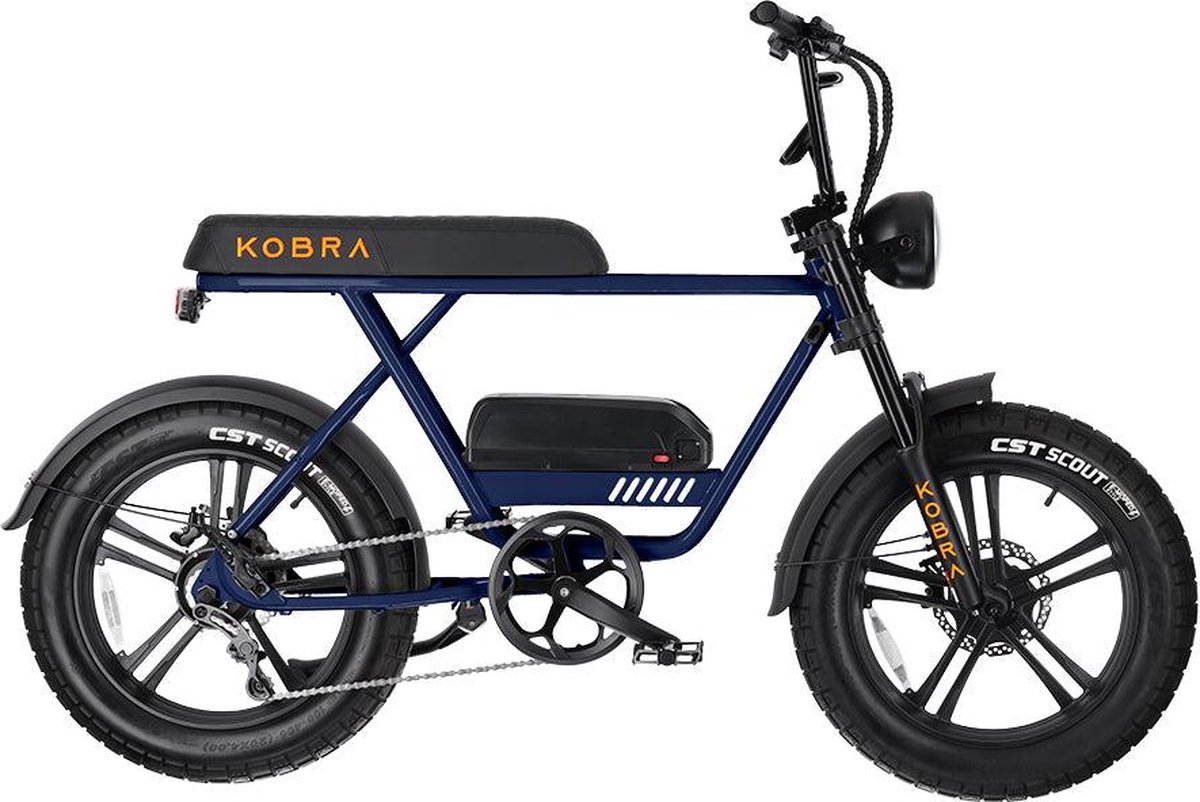 KOBRA V1.2 - Fatbike - Blauw - 250W - Elektrische Fatbike Fiets (elektrisch) kopen online