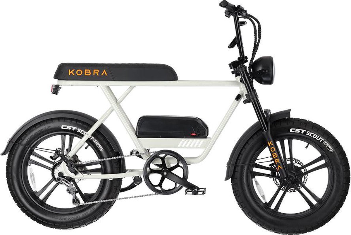 kobra v1 2 fatbike chalk 250w elektrische fatbike