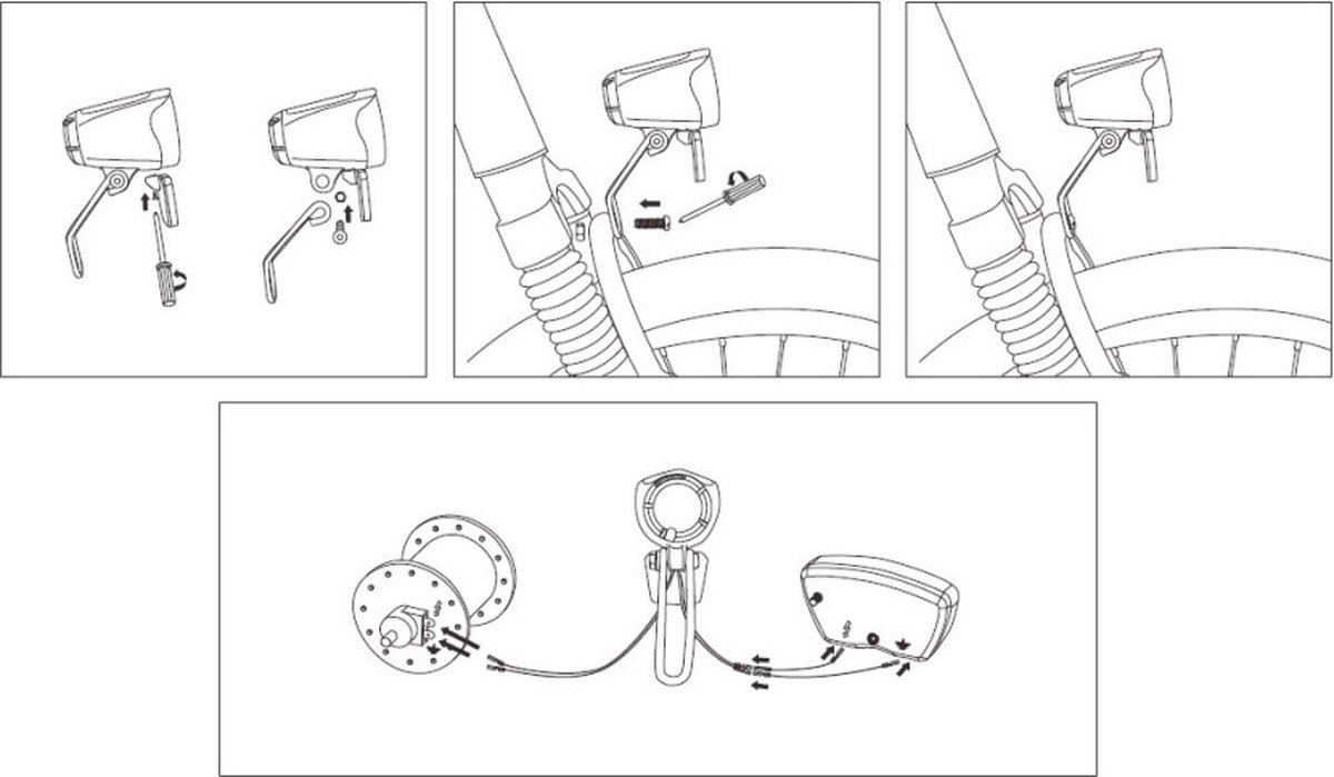 lynx koplamp dynamo max sensor 70 lux oem