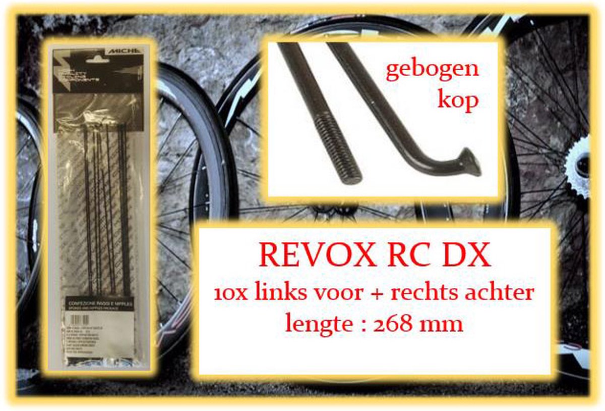 miche spaak nip 10x lv ra revox rc dx draadvelg