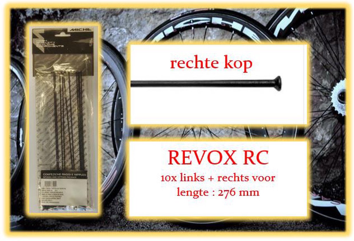 miche spaak nip 10x lv rv revox rc draadvelg