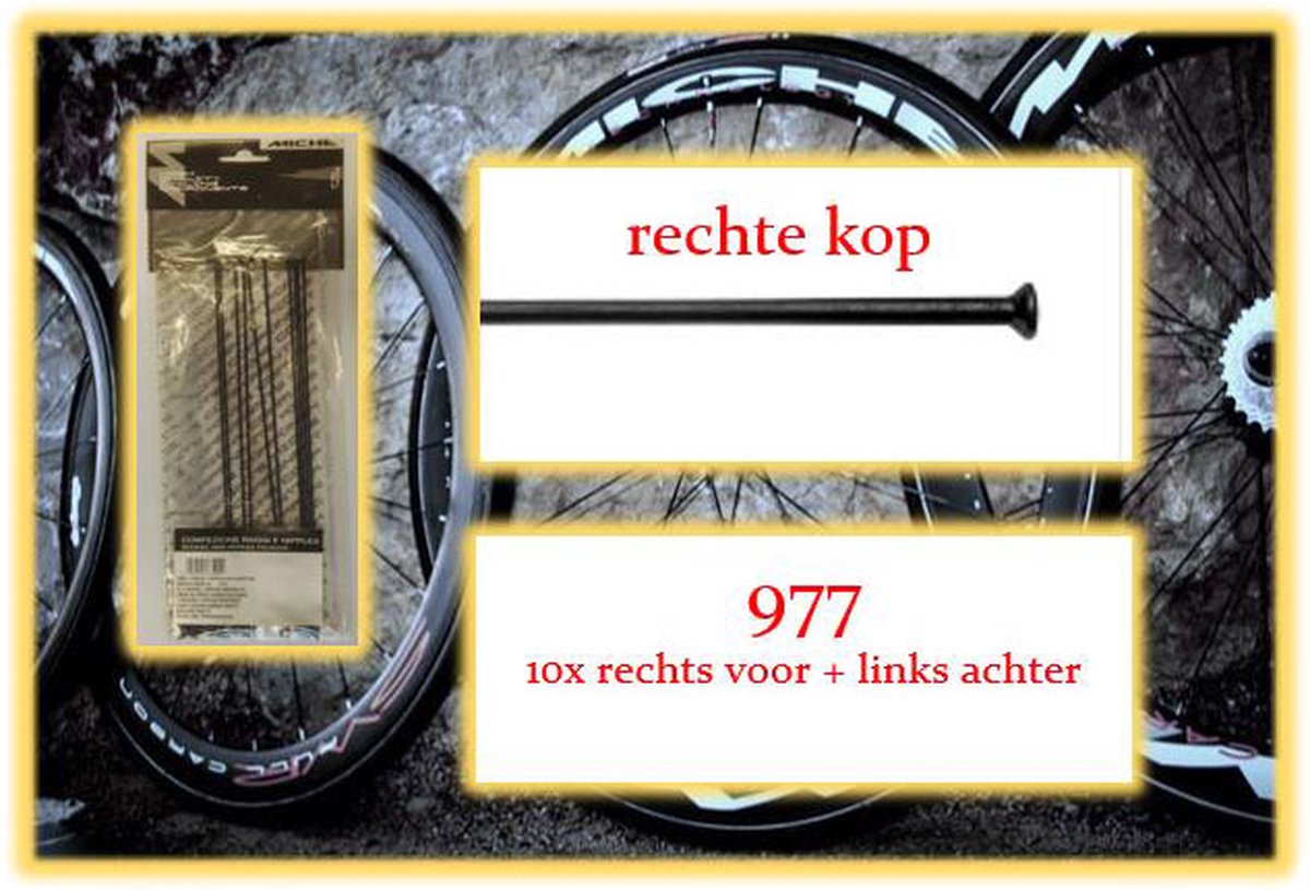miche spaak nip 10x rv la 977 rechte kop