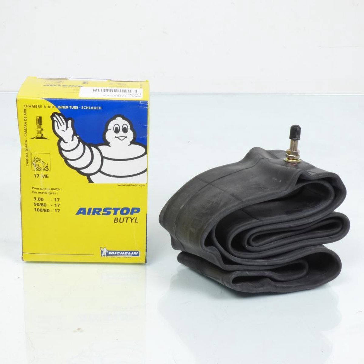 Michelin Binnenband 17-3.00 / 100/80 90/80-17 Recht Ventiel Fiets kopen online