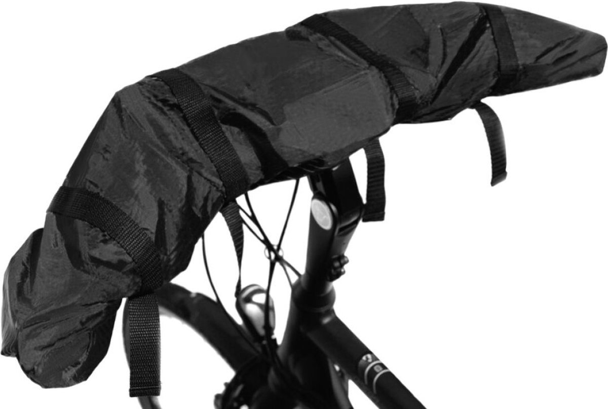 mirage beschermhoes voor fietsstuur zwart