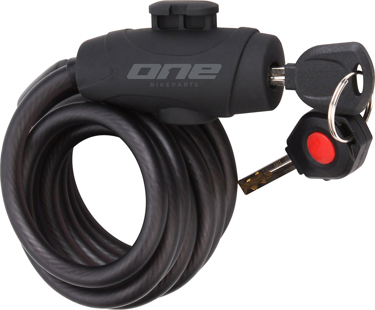 one spiraalkabelslot 10120 10mm 120cm black grey