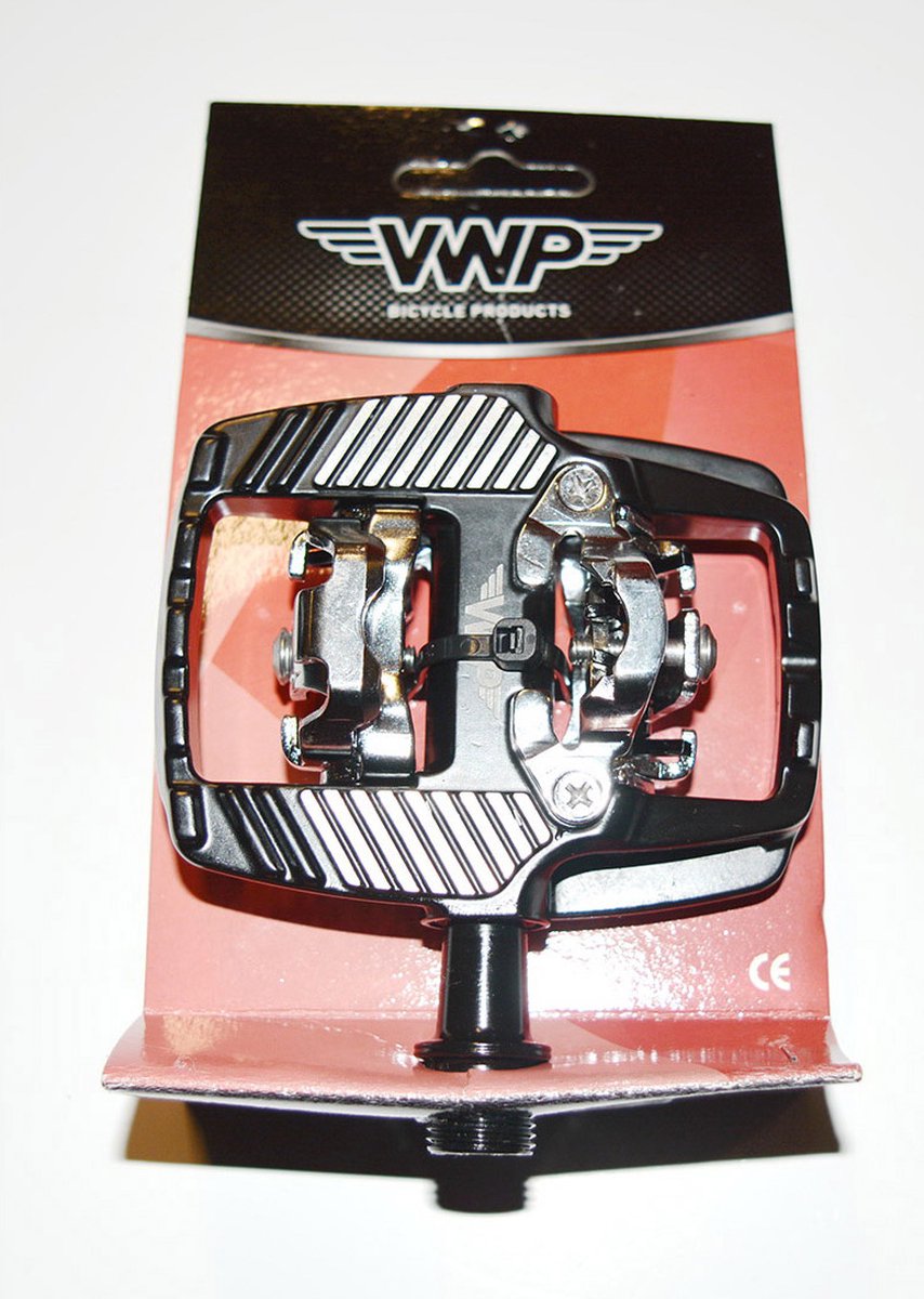 pedaal clipless bmx advent spd vx7000 zwart