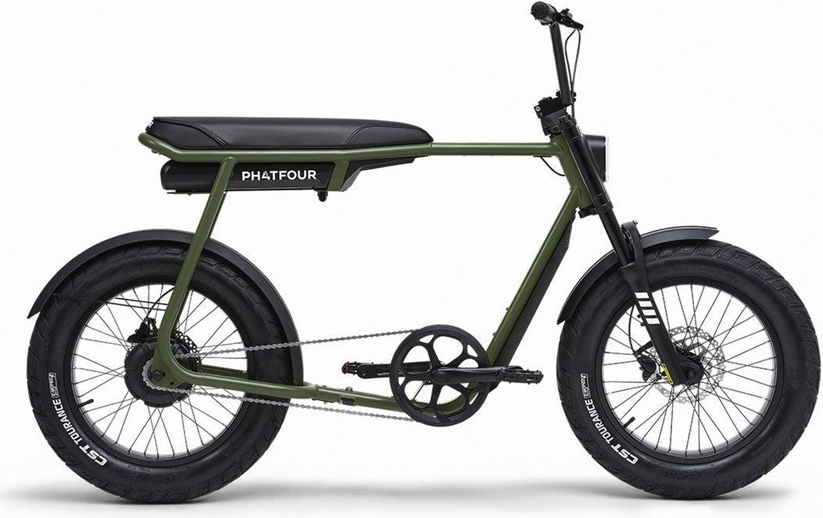 phatfour flx fatbike groen 250w elektrische fatbike
