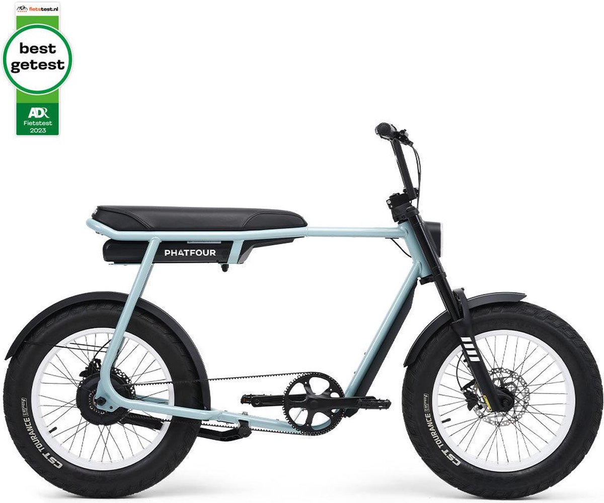 Phatfour FLX+ - Fatbike - Licht Blauw - 250W - Elektrische Fatbike Fiets (elektrisch) kopen online