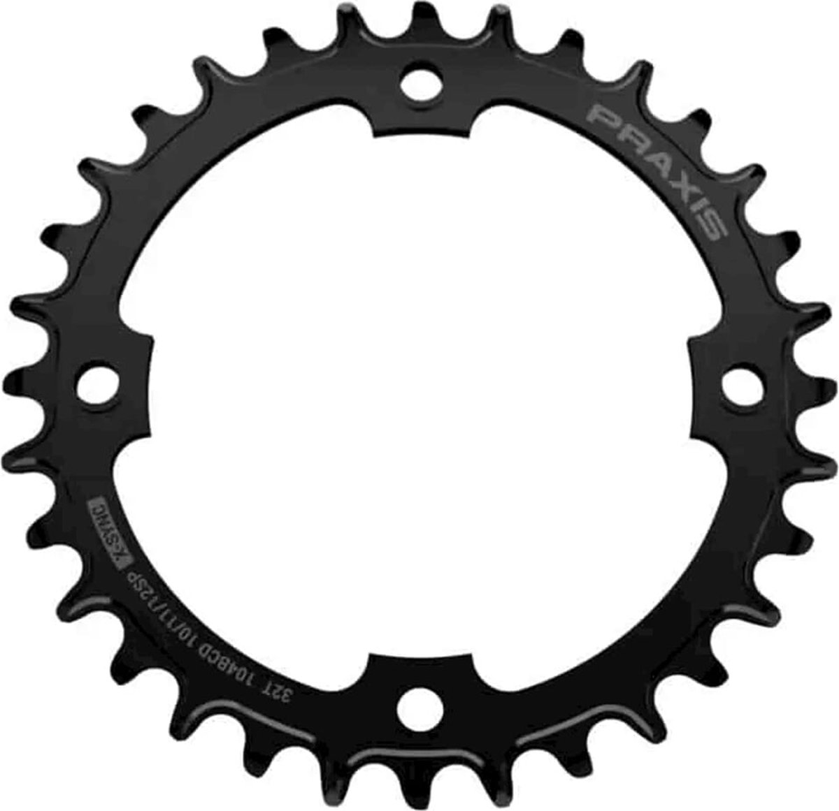 praxis e bike 104 bcd kettingblad zilver 36t