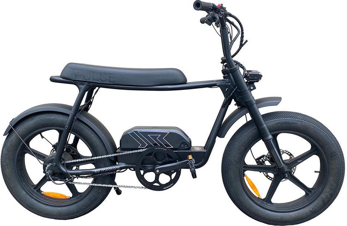 Pulse Q1 City - Fatbike - Zwart - 250W - Elektrische Fatbike Fiets (elektrisch) kopen online