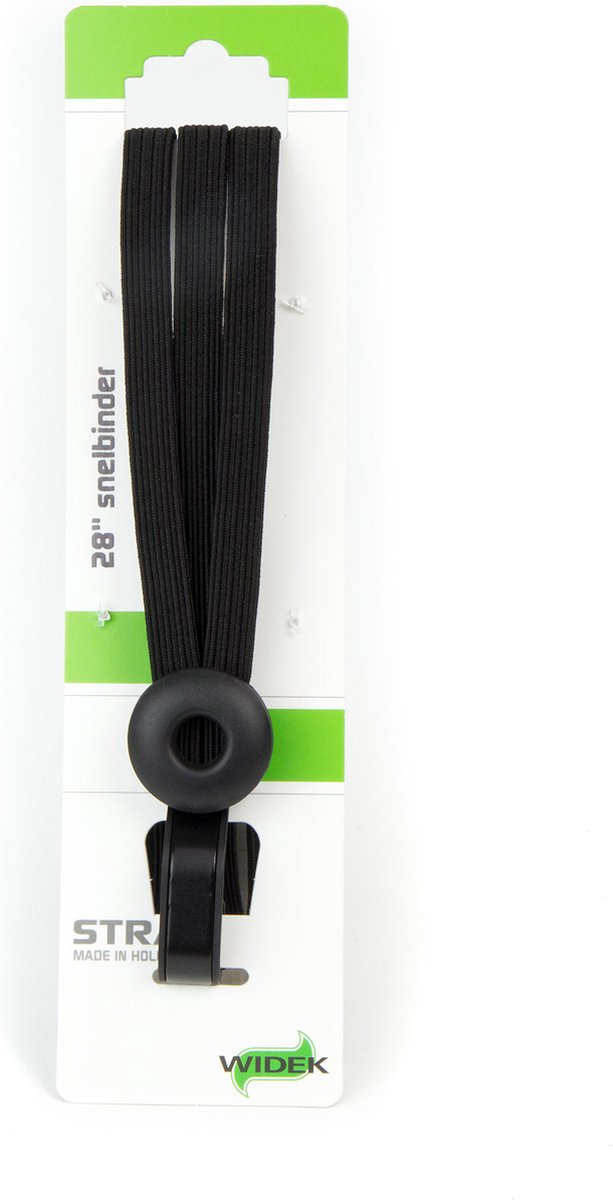 qibbel triobinder eye met haak 3x12mm zwart zwart
