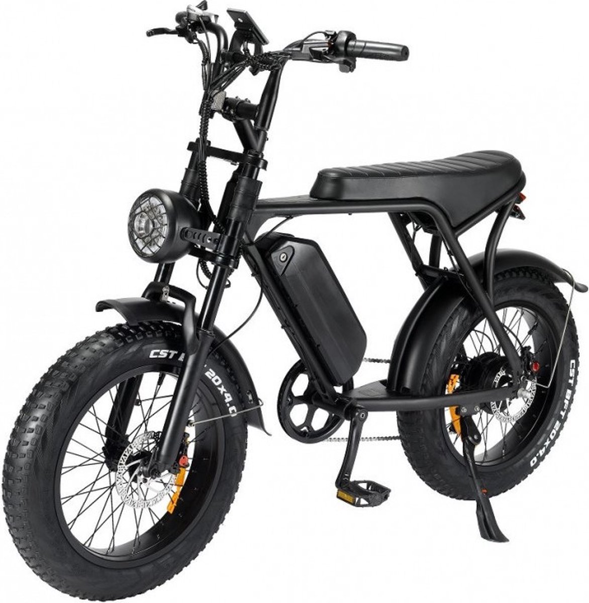 qivelo shuttle ouxi v10 zwart elektrische fatbike