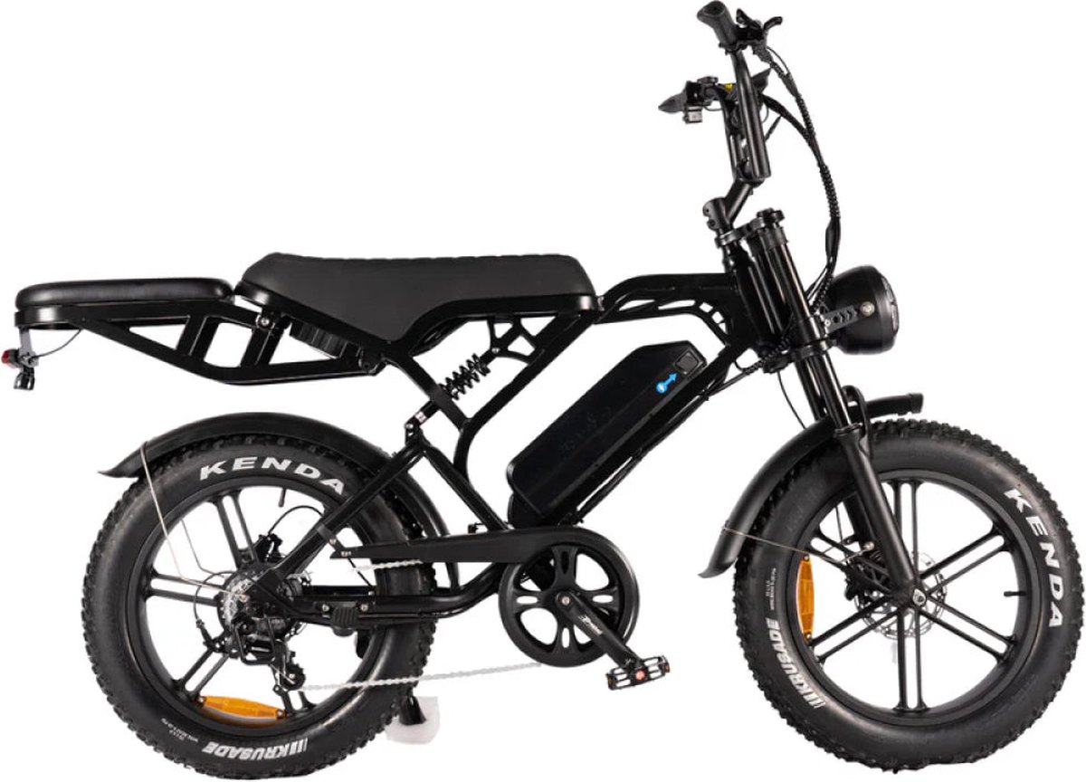 QM Wheels V20 PRO - Fatbikes - Zwart - 250W - Elektrische Fatbike Fiets (elektrisch) kopen online