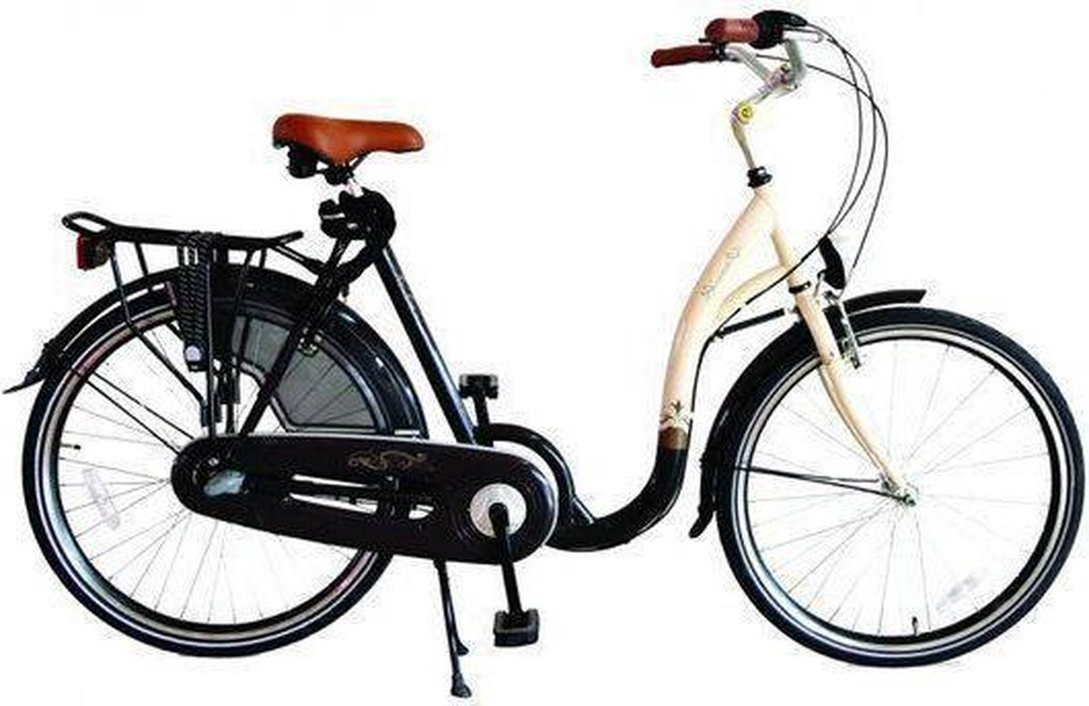 Redy Nonna 28 inch 49 cm dames 3v velgrem bruin Fiets kopen online