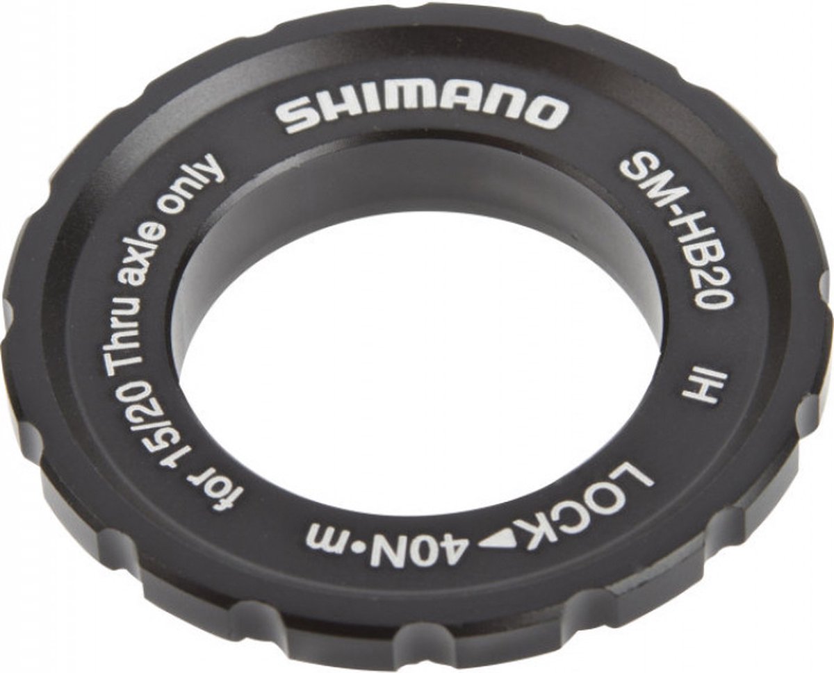 remschijfadapter shimano center lock ring voor steekasnaven sm hb20