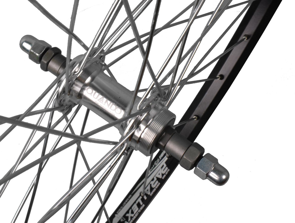 Roland Achterwiel 28-15/8-13/8 Parallex pion vaste as alu zw. Fiets kopen online