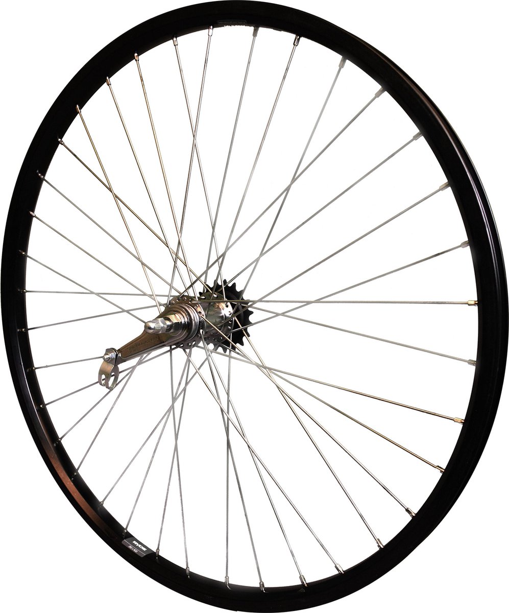 roland achterwiel 28 andra 40 velg remnaaf zwart