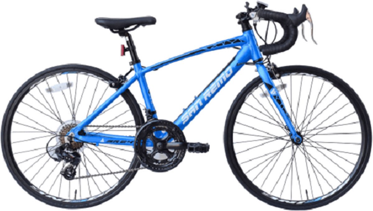 san remo 24 inch race 14 speed blue