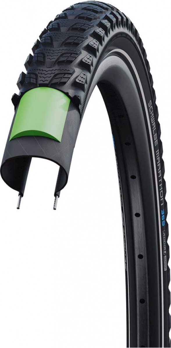 schwalbe buitenband marathon 365 perf g g 26 x 2 00 zwart