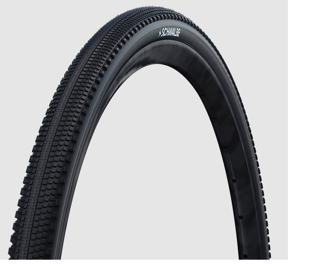 schwalbe g one comp k guard green compound 700 x 45 stijve gravelband zilver 700 x 45