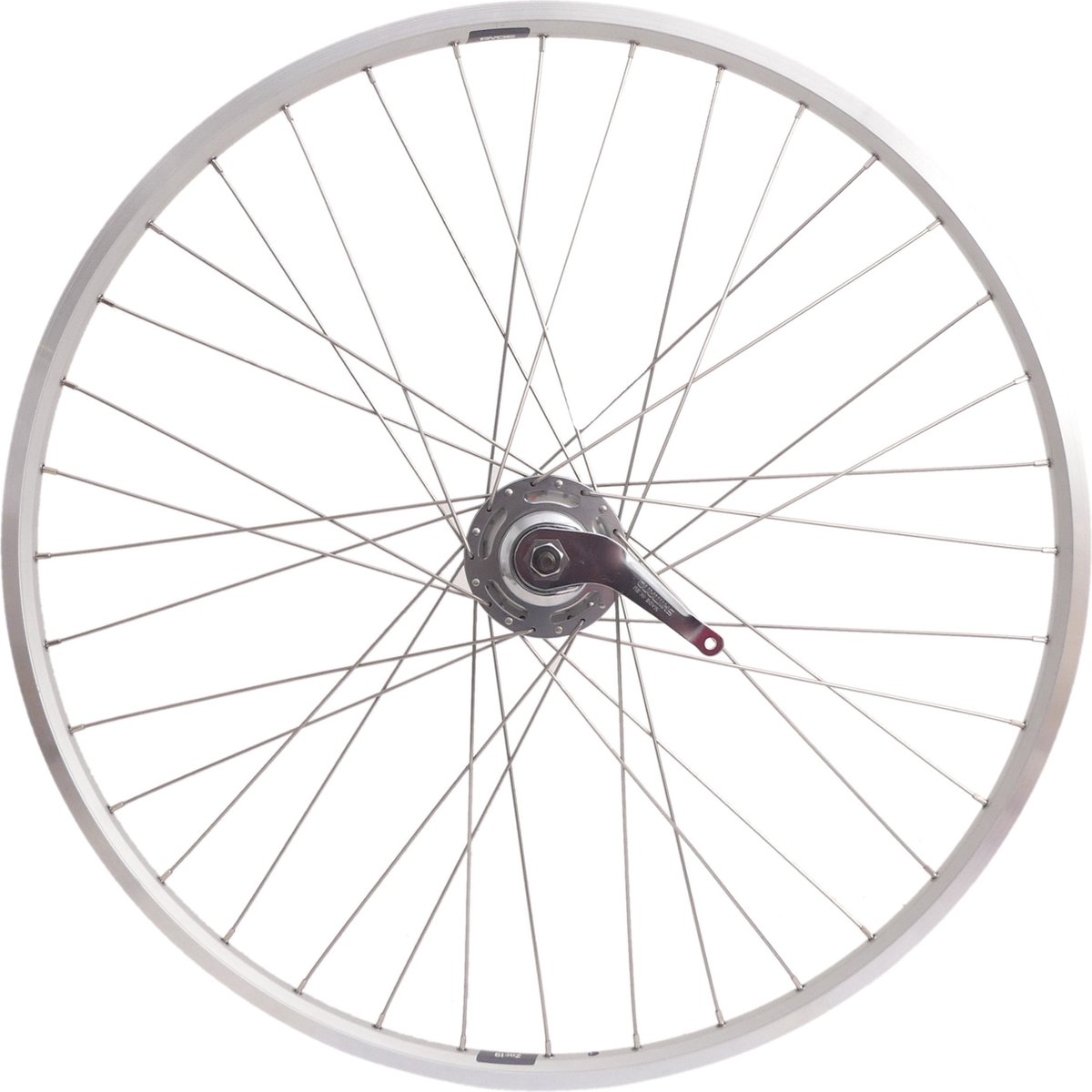 Shimano Achterwiel 28 / 622 x 19C ZAC19 velg met Nexus 7 remnaaf zilver Fiets kopen online