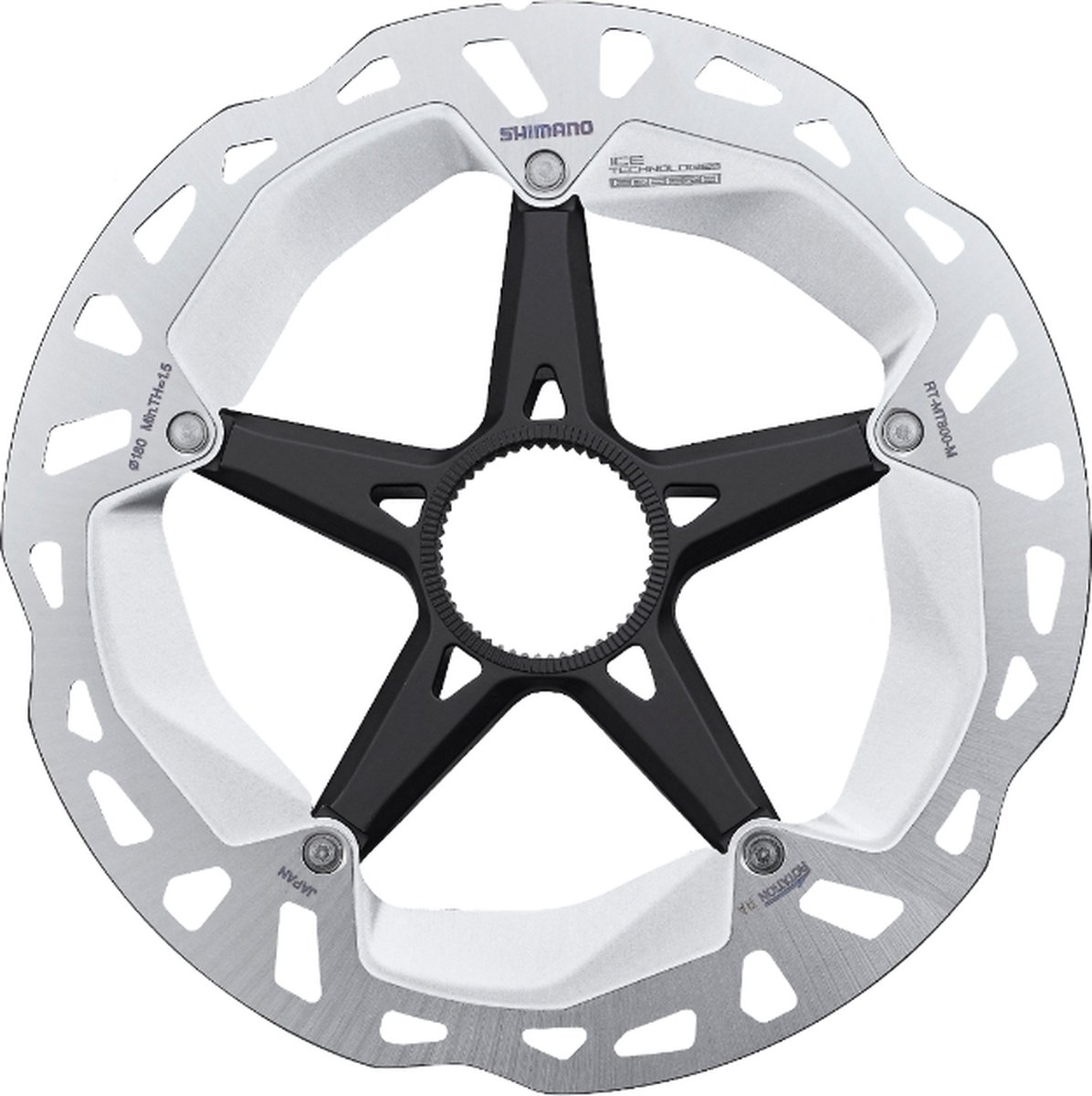 shimano remschijf deore xt cues rt mt800 180 mm center lock