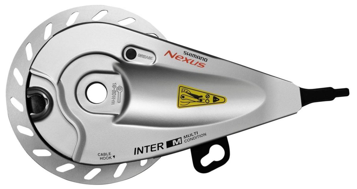 shimano rollerbrake nexus br c3000 voor 3 5 mm zilver