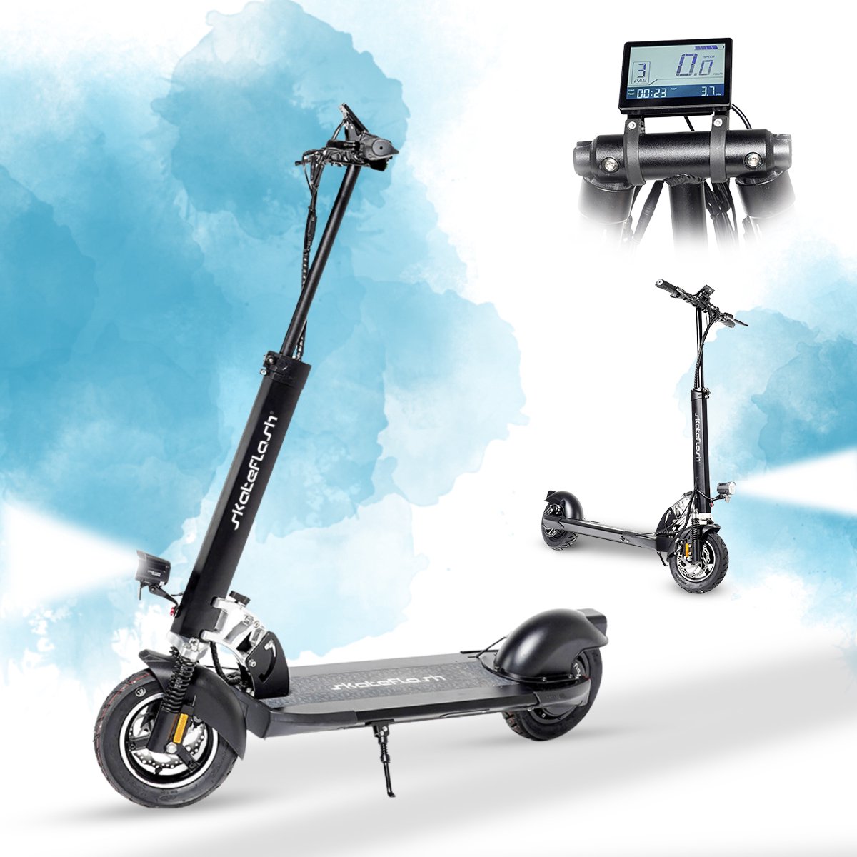 SkateFlash Elektrische Step SK Urban - Elektrische Scooter Voor Volwassenen - 500W - 25KM/U- Bereik tot 40KM Elektrische Step kopen online