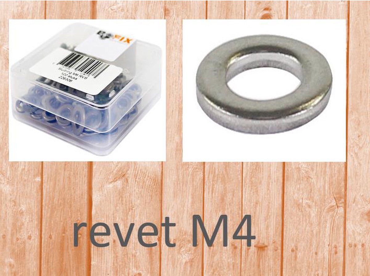 Sluitring Bofix M4 verzinkt (250 stuks) Fiets kopen online