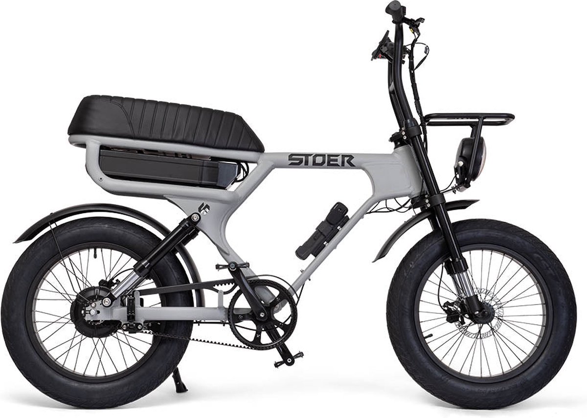 STOER Bikes S1+ - Fatbike - Grijs - 250W - Elektrische Fatbike Fiets (elektrisch) kopen online