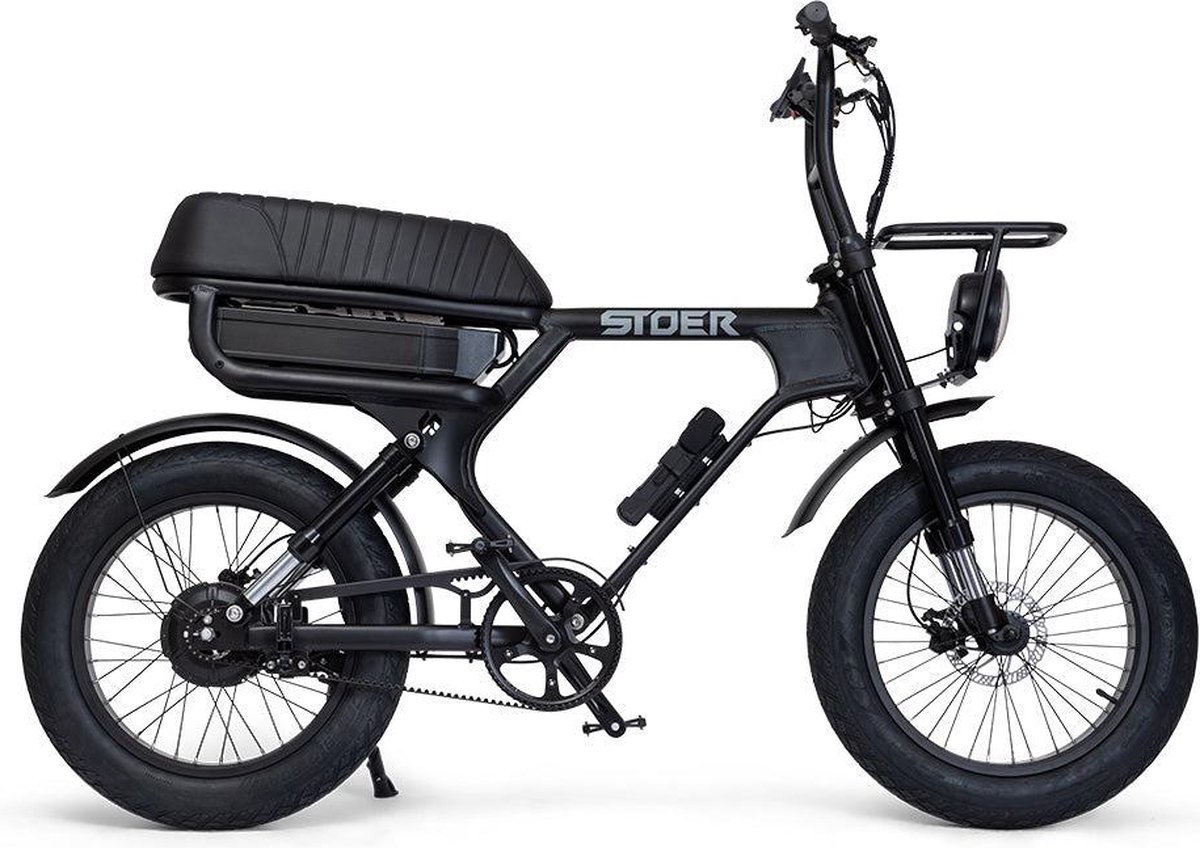 STOER Bikes S1+ - Fatbike - Zwart - 250W - Elektrische Fatbike Fiets (elektrisch) kopen online