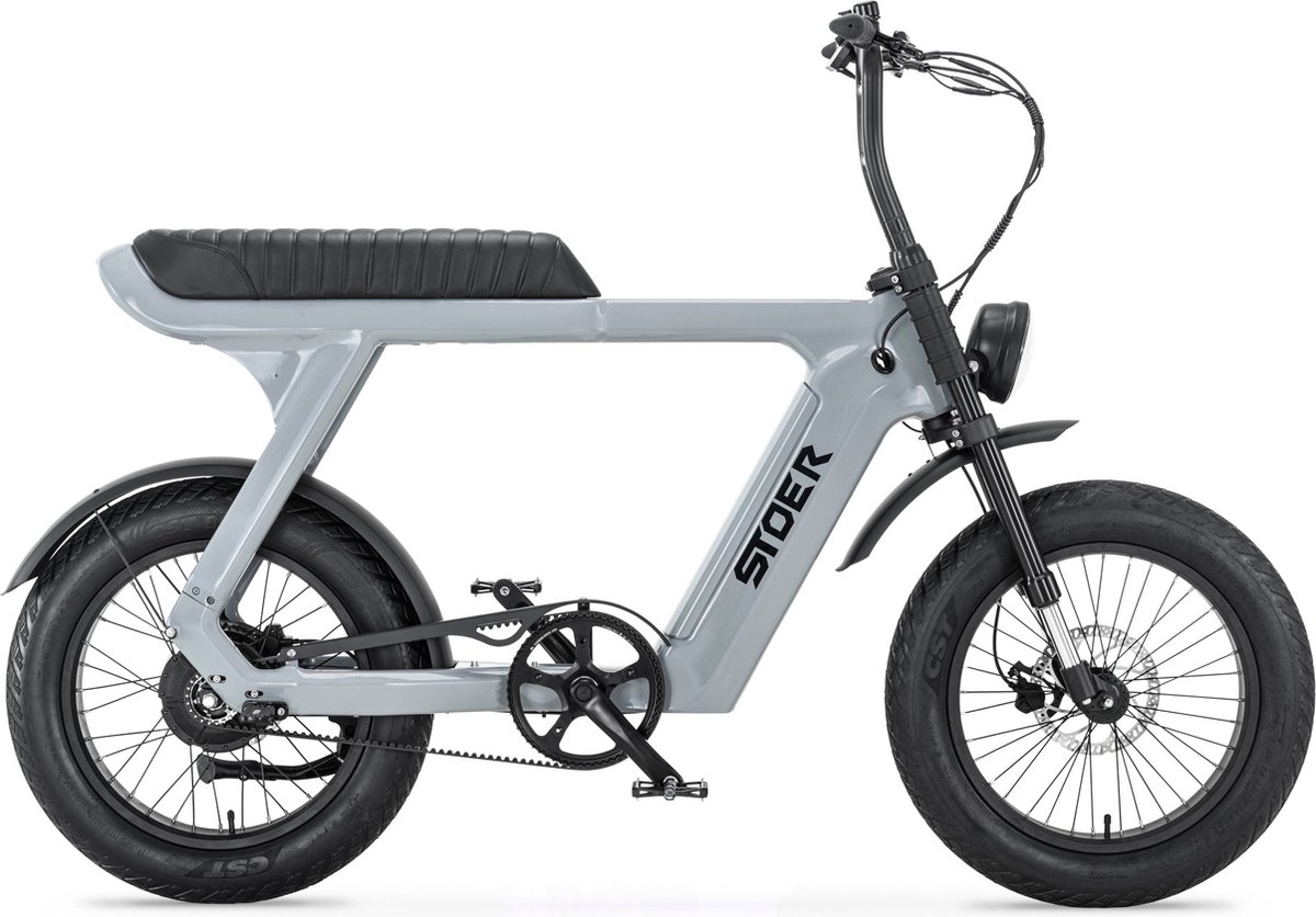 STOER Bikes Urban X - Fatbike - Grijs - 250W - Elektrische Fatbike Fiets (elektrisch) kopen online