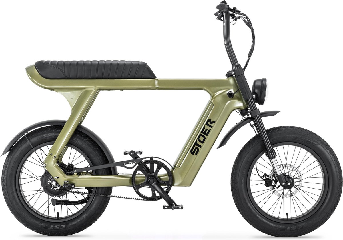 STOER Bikes Urban X - Fatbike - Groen - 250W - Elektrische Fatbike Fiets (elektrisch) kopen online
