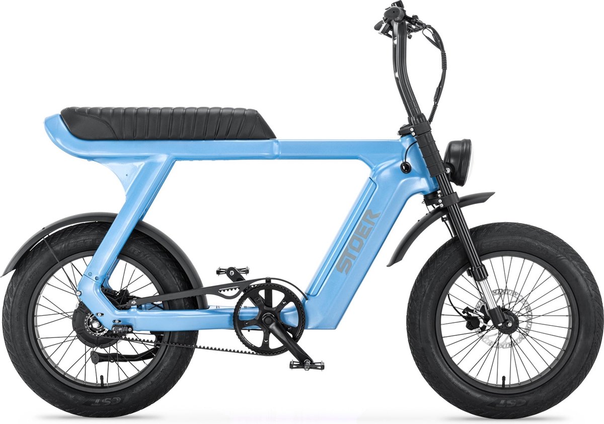 STOER Bikes Urban X - Fatbike - Sky Blauw - 250W - Elektrische Fatbike Fiets (elektrisch) kopen online