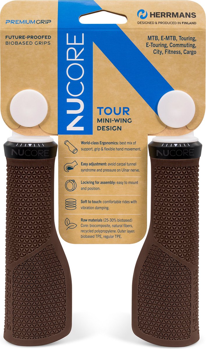 sturmeyarcher handvatset nucore tour peak 130 130mm bruin