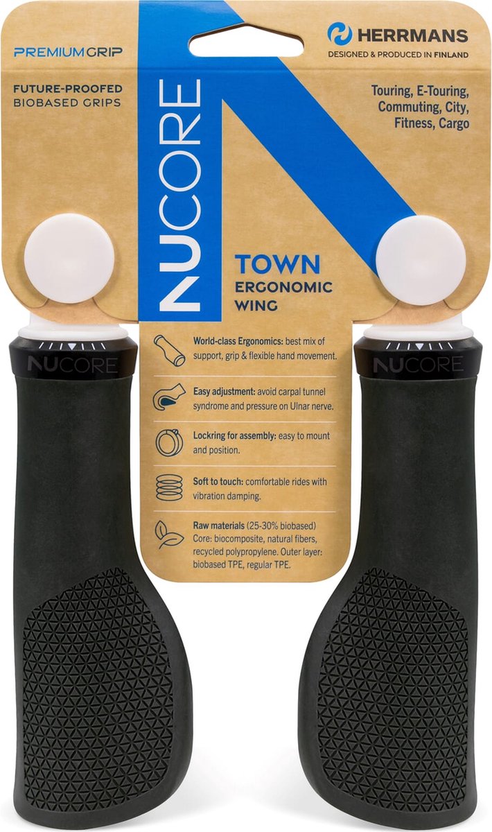 sturmeyarcher handvatset nucore town peak 130 130mm zwart