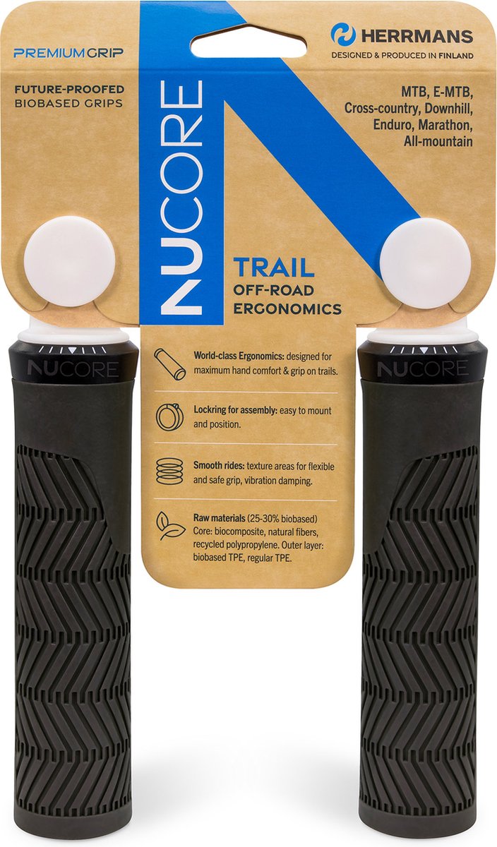 sturmeyarcher handvatset nucore trail wave 130 130mm zwart