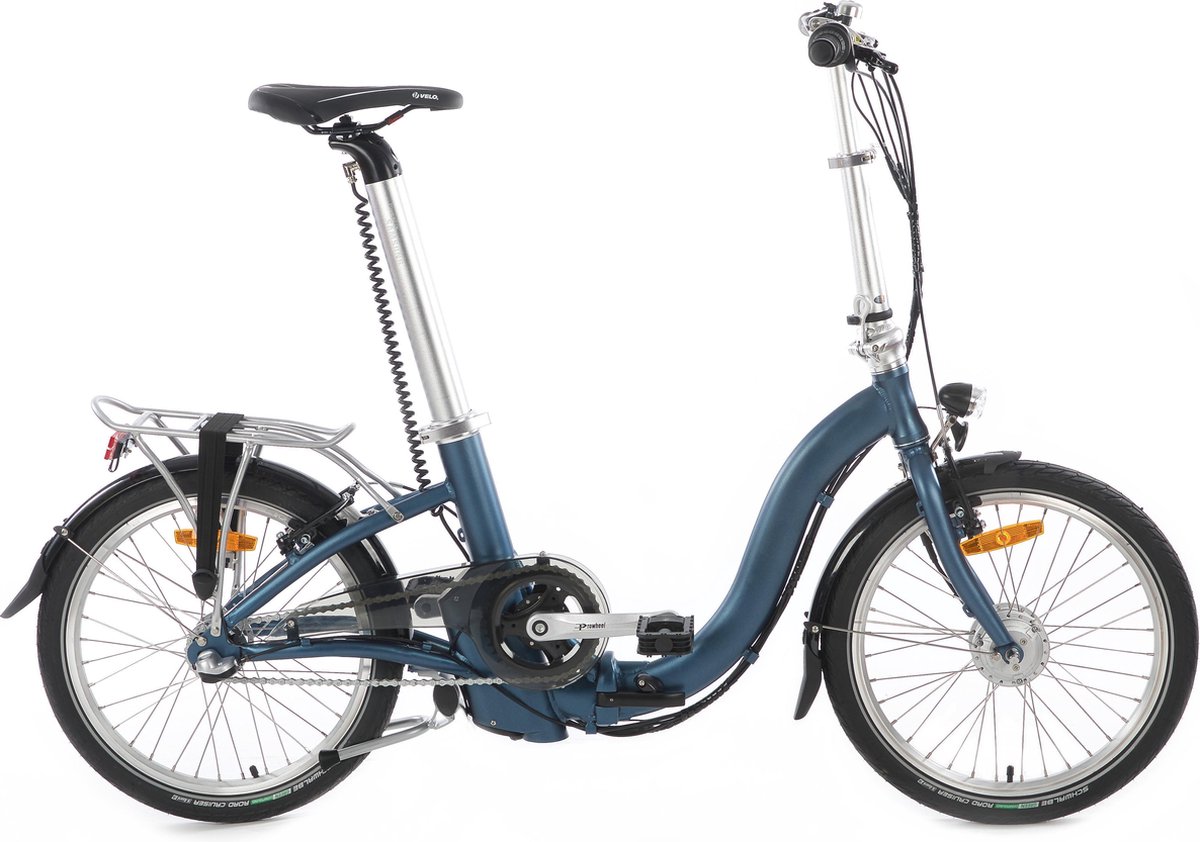 takashi vouwfiets e three dark blue mat