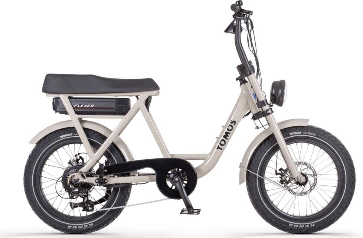 Tomos Flexer - Lage instap - Fatbike - Zand - 250W - Elektrische Fatbike Fiets (elektrisch) kopen online