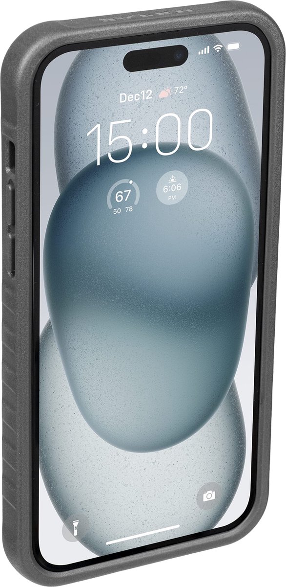 topeak iphone 15 plus telefoonhoesje transparant