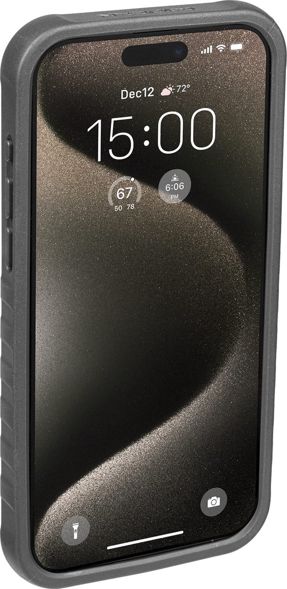topeak ridephone hoesje voor iphone 15 pro max transparant