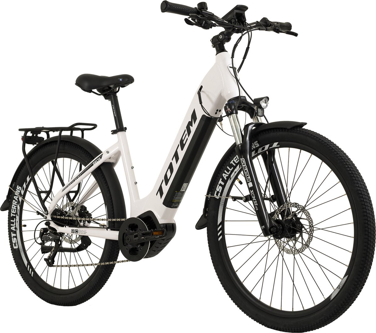 Totem Fiets (elektrisch) TOTEM E-SUV 29” All Terrain City E-bike DLT-40 middenmotor wit - Fiets (elektrisch) kopen online