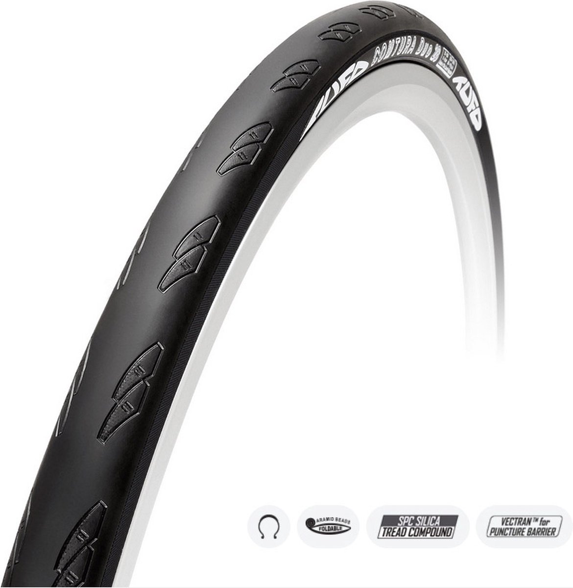 Tufo Duo Onbuigzaam 700c X 28 Weg Band Zwart 700C x 28 Fiets kopen online