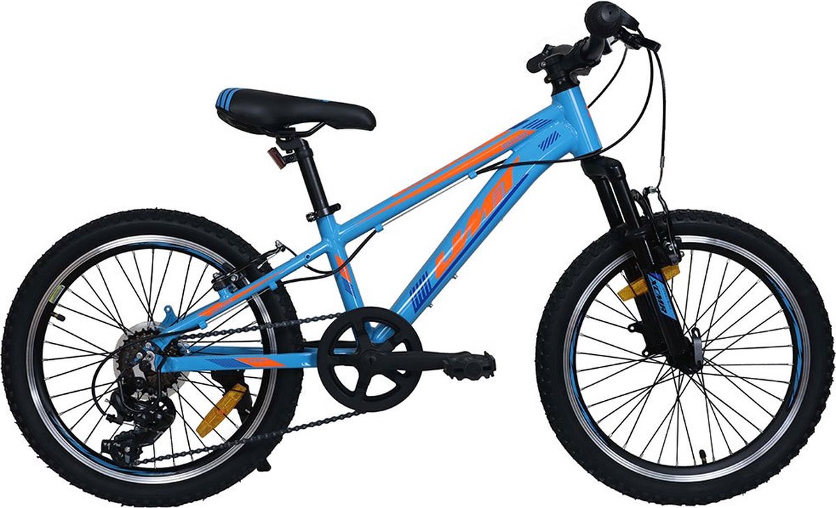umit 4motion 20 fiets blauw jongen