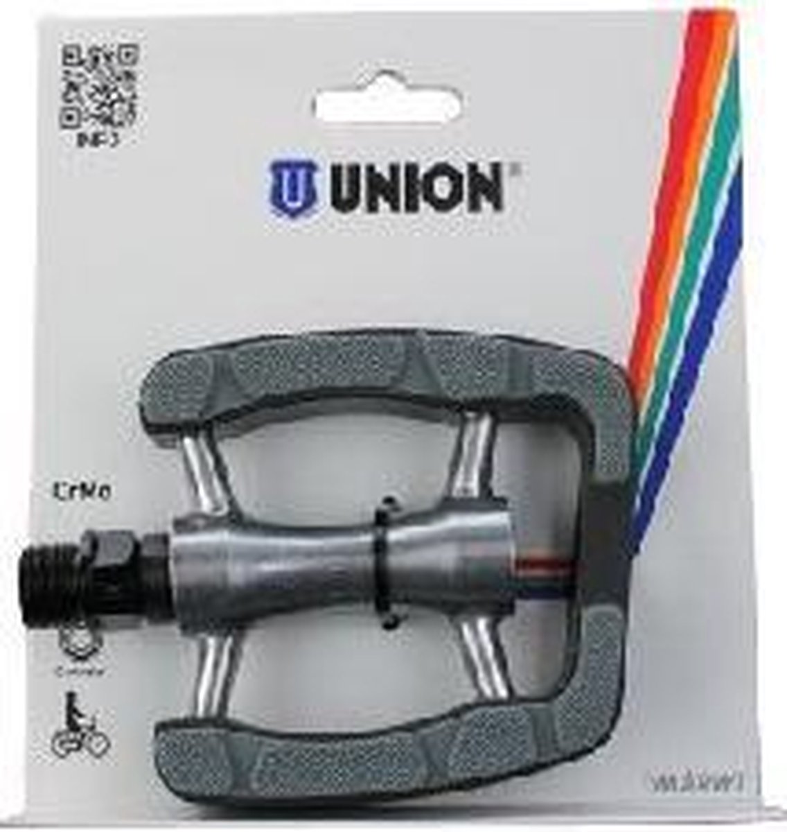 union pedalen sp 2823 aluminium antislip zilver