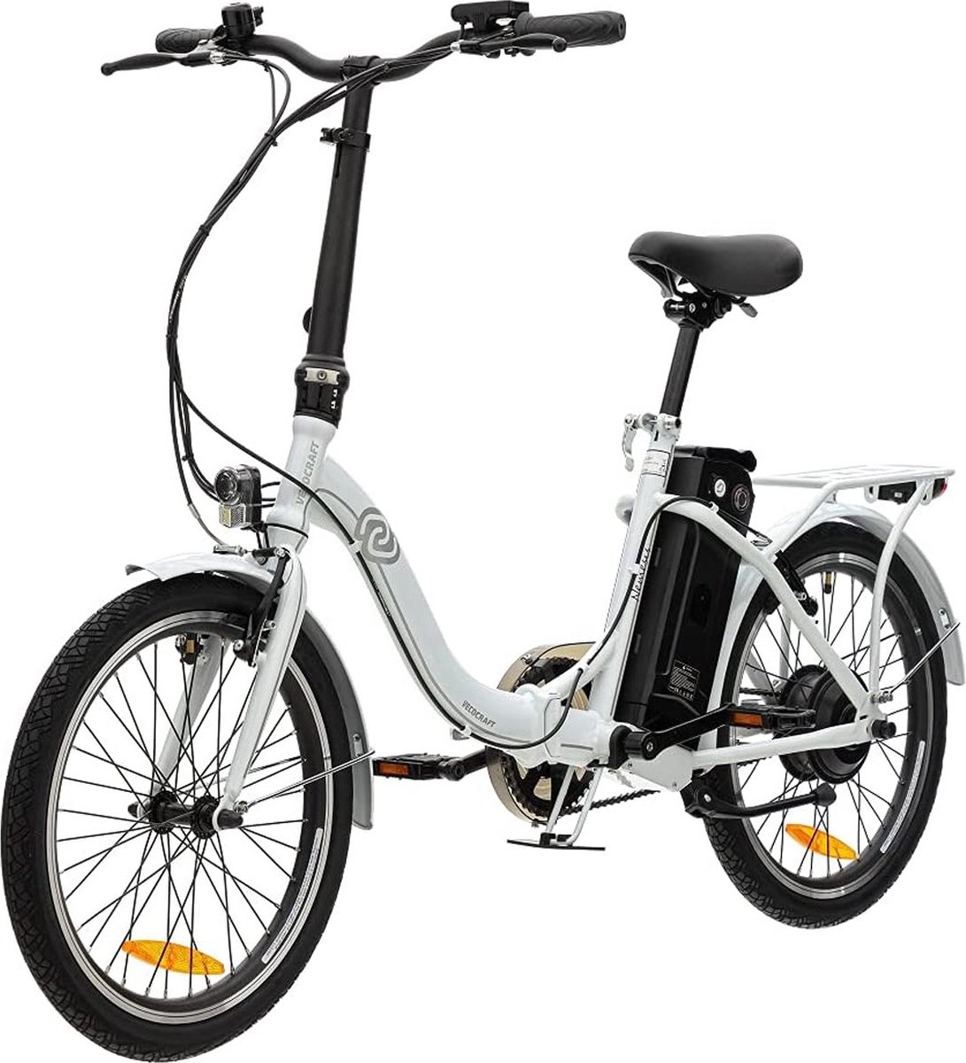 Vecocraft Nemesis elektrische vouwfiets, wit, 13 Ah. Fiets (elektrisch) kopen online