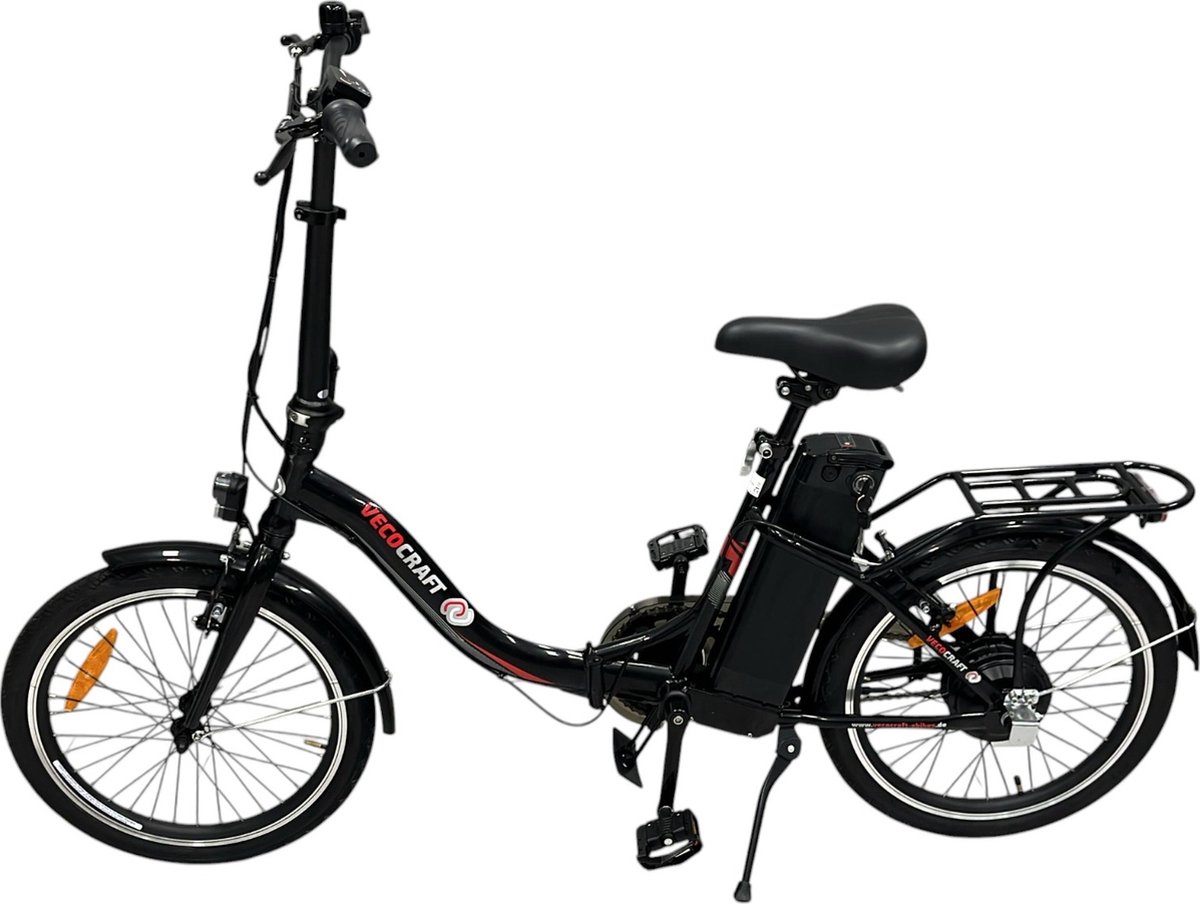 Vecocraft Nemesis - Elektrische Vouwfiets - Zwart - Inclusief Toolkit - 100% Rijklaar Fiets (elektrisch) kopen online