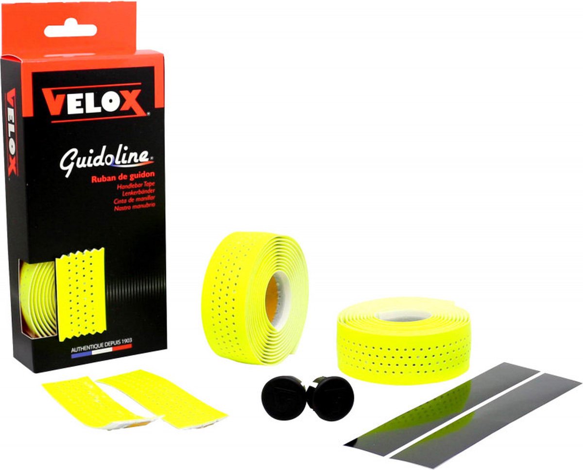 Velox Stuurtape Fluo geperforeerd fluo geel (2st) Fiets kopen online