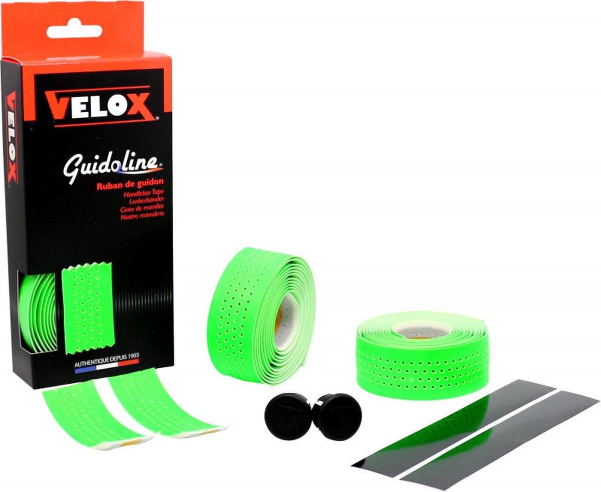 velox stuurtape fluo geperforeerd fluo groen 2st